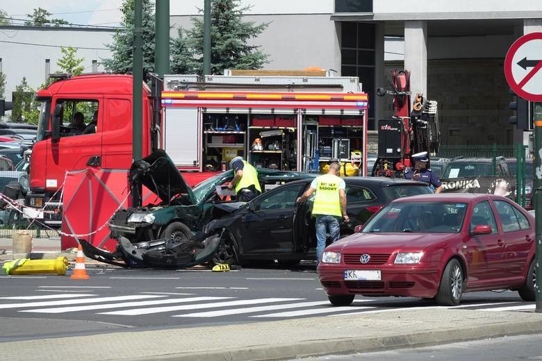 Śmiertelny wypadek na skrzyżowaniu ulicy Kobierzyńskiej z...