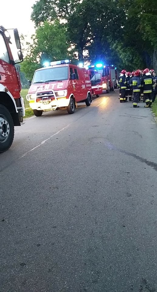 Tragiczny wypadek w Gorzynie koło Stowięcina [zdjęcia] 