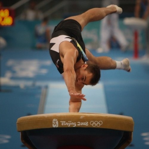 Leszek Blanik tym skokiem zapewnił sobie olimpijskie złoto w Pekinie.
