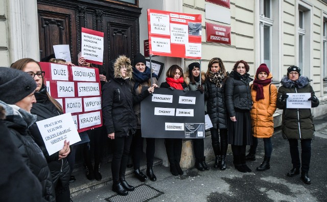 Po pracownikach sądów do protestu przystąpiły też pracownice sekretariatów w prokuraturach