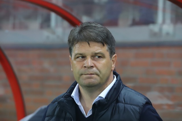 Trener Widzewa Radosław Mroczkowski