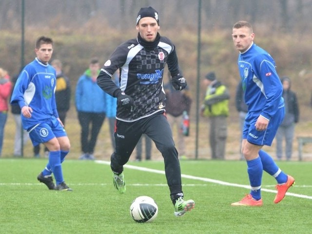Łukasz Staroń jest najskuteczniejszym zawodnikiem drużyny ŁKS. Jesienią w III lidze zdobył 6 goli.
