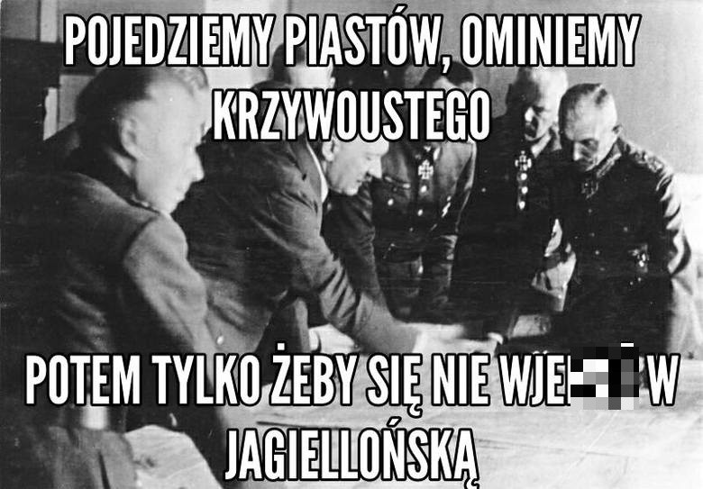 Memy i dowcipy o remontach i korkach w Szczecinie