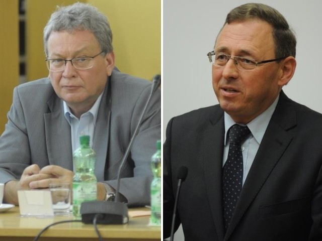 Leszek Korzeniowski (z lewej): - Co się stało, to się nie odstanie. Ryszard Galla: - Platforma źle zrobiła, zwalczając kandydata MN.