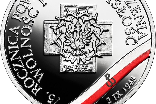 Moneta 10 zł - 75. rocznica powołania Zrzeszenia „Wolność i Niezawisłość”. Rewers