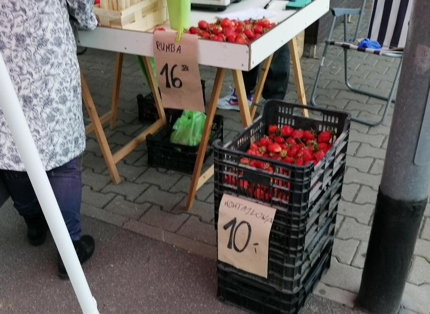 27.05.2020 poznan gd ceny cena truskawki targ. glos...