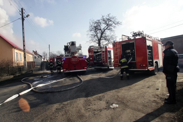 Pożar w Steklinku - palił się dom jednorodzinny. ZDJĘCIE ILUSTRACYJNE