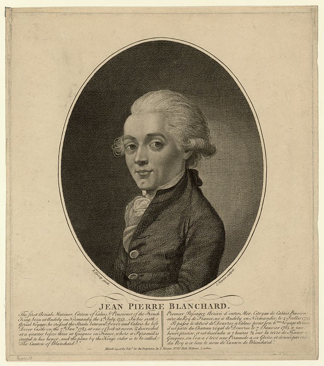 Portret Jean-Pierre Blanchard
