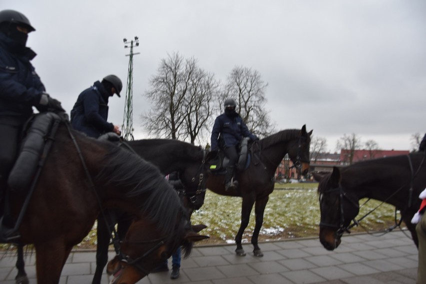 Policja konna pod Jasną Górą