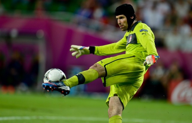 08.06.2012 wroclaw euro 2012 mecz grupy a czechy rosja n/z petr cech cz pilka nozna reprezentacja mistrzostwa europy euro 2012 czech rosji gazeta wroclawska pawel relikowski / gazeta wroclawska