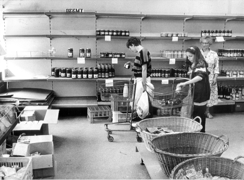 Lipiec 1989 - supermarket tamtych czasów...