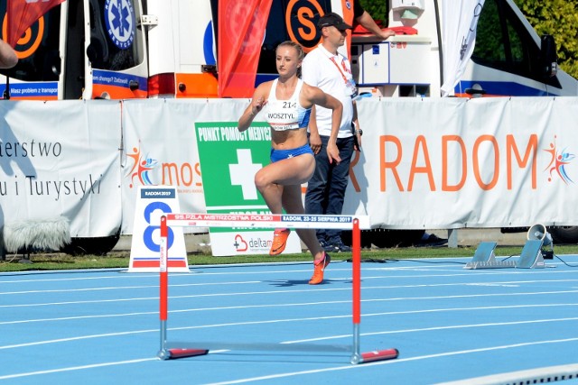 Natalia Wosztyl, mistrzyni Polski w biegu na 400 metrów przez płotki.