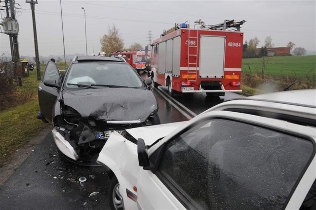 Wypadek w Śmiglu.