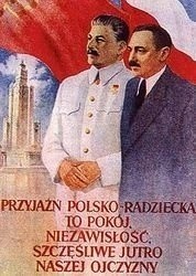 Bierut i Stalin – plakat