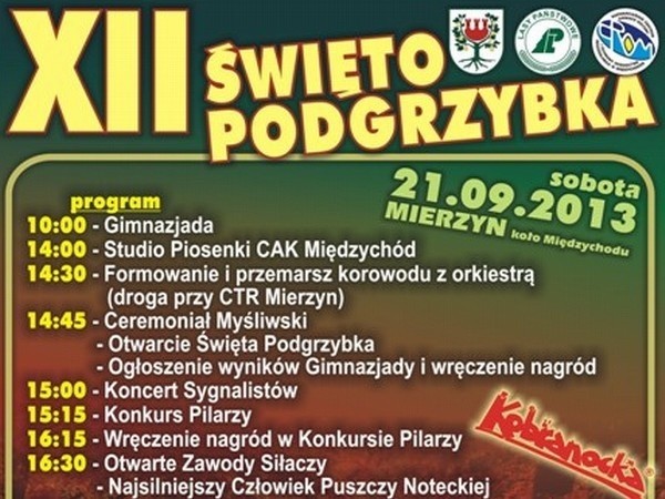 W sobotę we wsi Mierzyn koło Międzychodu odbędzie się kolejne Święto Podgrzybka.