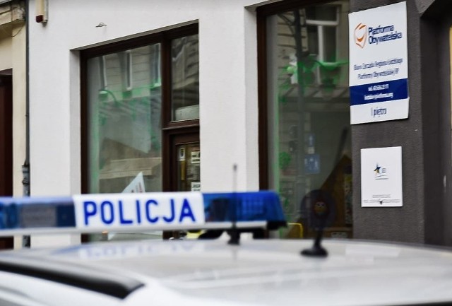 W czwartek przed południem do biura PO przy ul. Piotrkowskiej w Łodzi został wysłany mail z pogróżkami. Działacze zawiadomili policję.