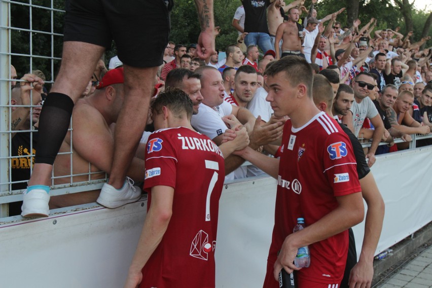 AS Trencin - Górnik Zabrze [ZDJĘCIA KIBICÓW]: Tak było na trybunach w Myjavie