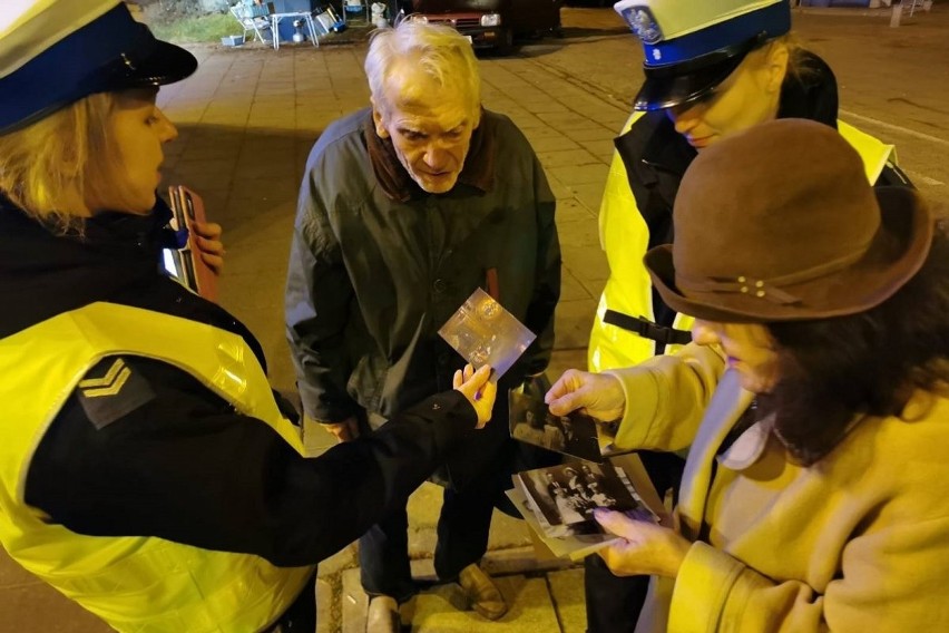 Para seniorów zgubiła się na cmentarzu. Pomogli policjanci z drogówki 