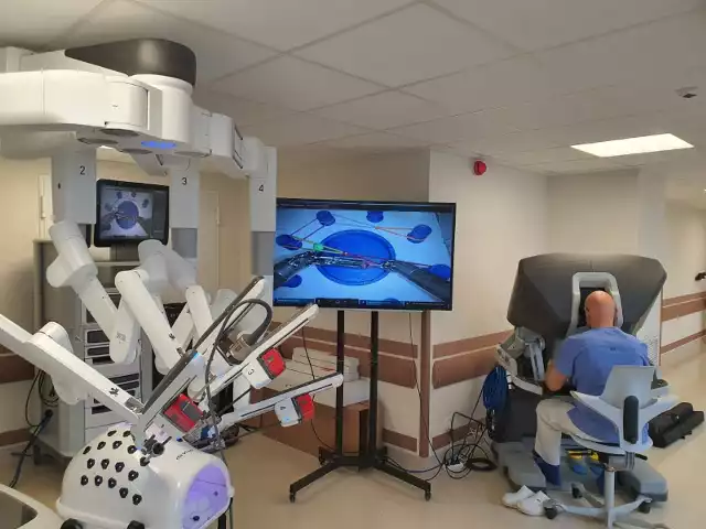 Robot Da Vinci był testowany w słupskim szpitalu w lutym tego roku