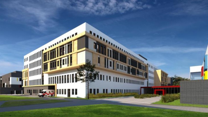 Talk ma wyglądać nowy, główny budynek szpitala na Bielanach