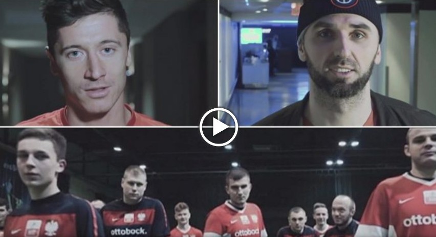 Lewandowski, Gortat i inni wspierają polskich ampfutbolistów [WIDEO]