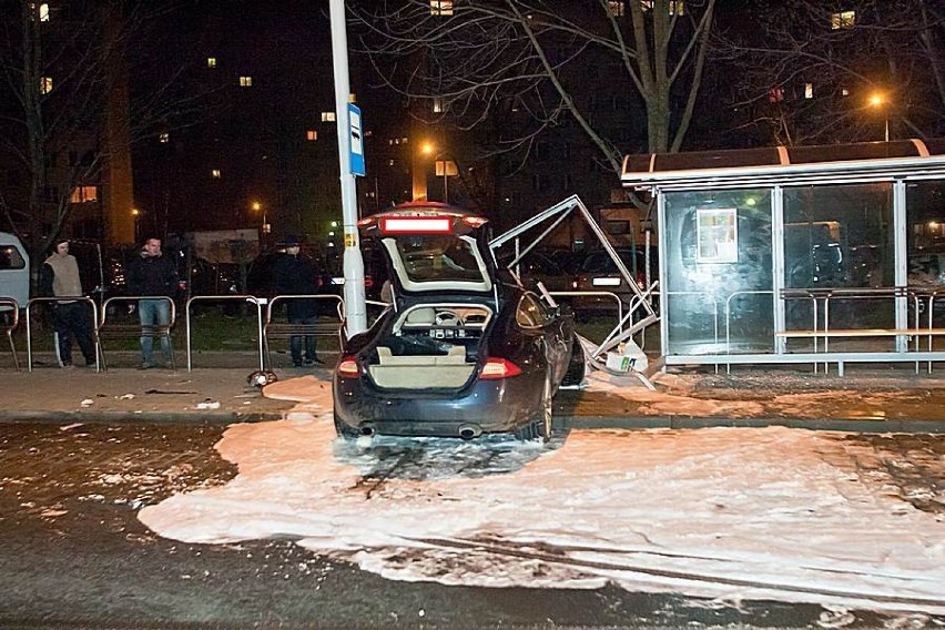 Wałbrzych, wypadek al. Podwale, 19.12.2013