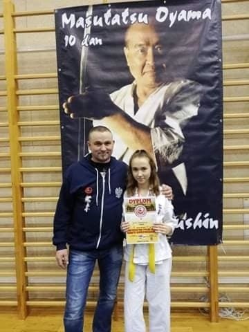Julia Domagała z brązowym medalem mistrzostw Polski w Karate Shinkyokushin