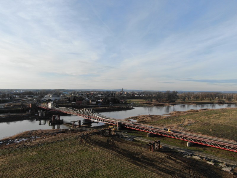 Remont mostu na Odrze w Ścinawie i budowa tymczasowej...