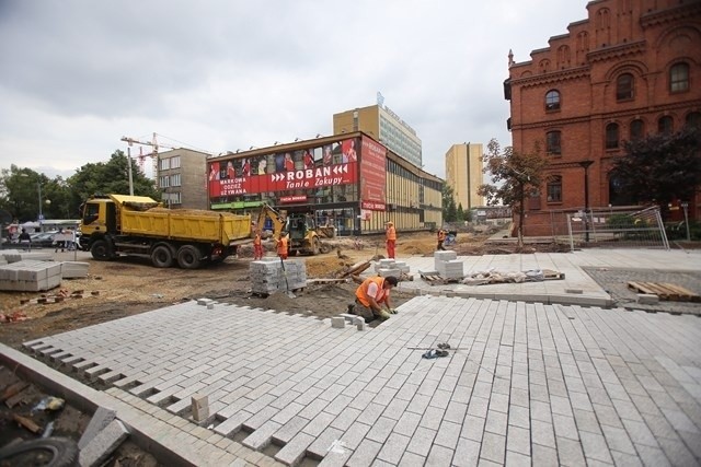 Plac Teatralny jest prawie gotowy. Tę część katowickiego...