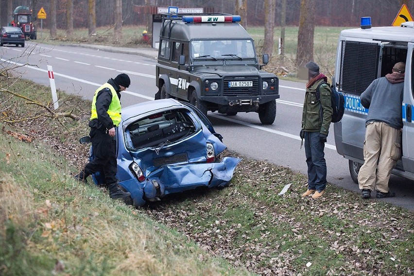 Poważny wypadek na trasie Słupsk - Ustka