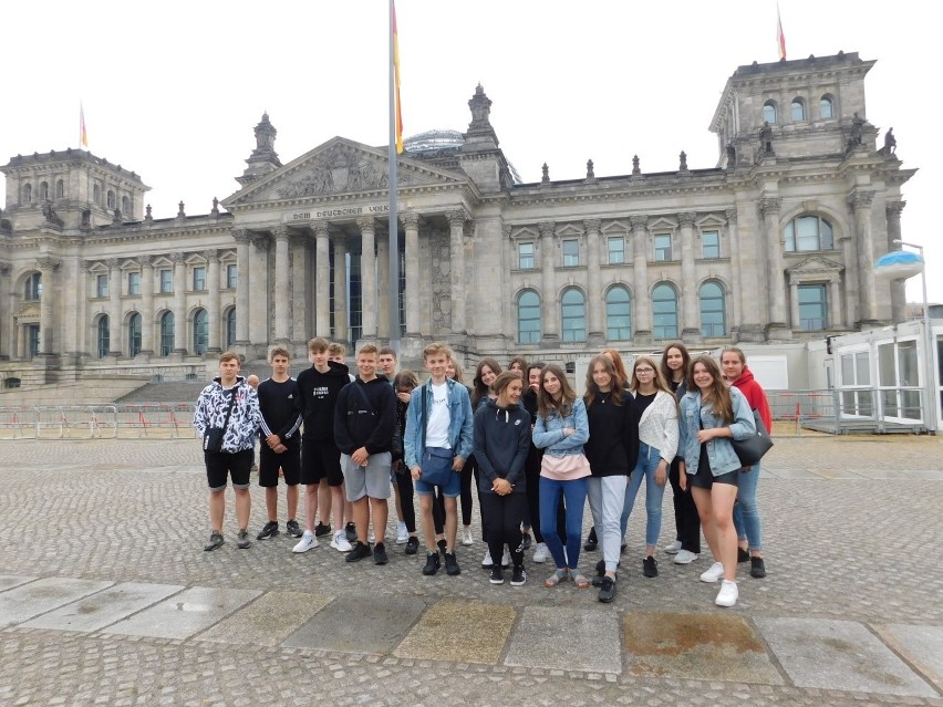 Młodzież zwiedza także Magdeburg.