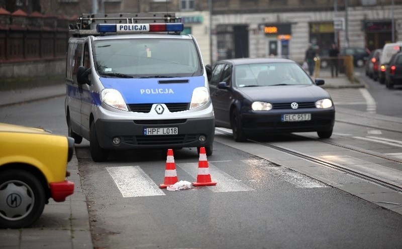 Potrącenie pieszej na ul. Wojska Polskiego