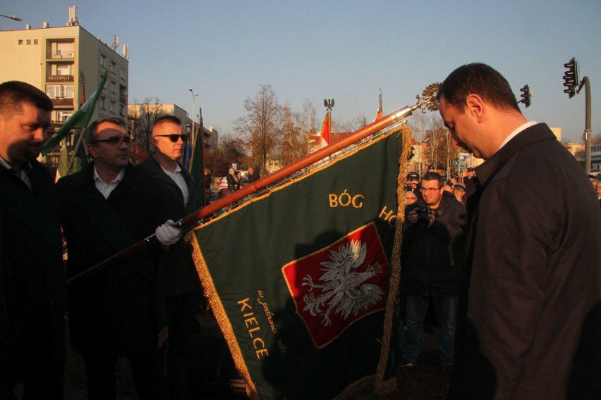 W Kielcach odsłonięto pomnik Wincentego Witosa [WIDEO, ZDJĘCIA]