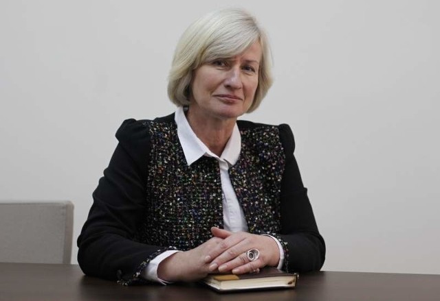Danuta Wesołowska podkreśla, że jest na razie "kandydatką na stanowisko wiceprezydenta".