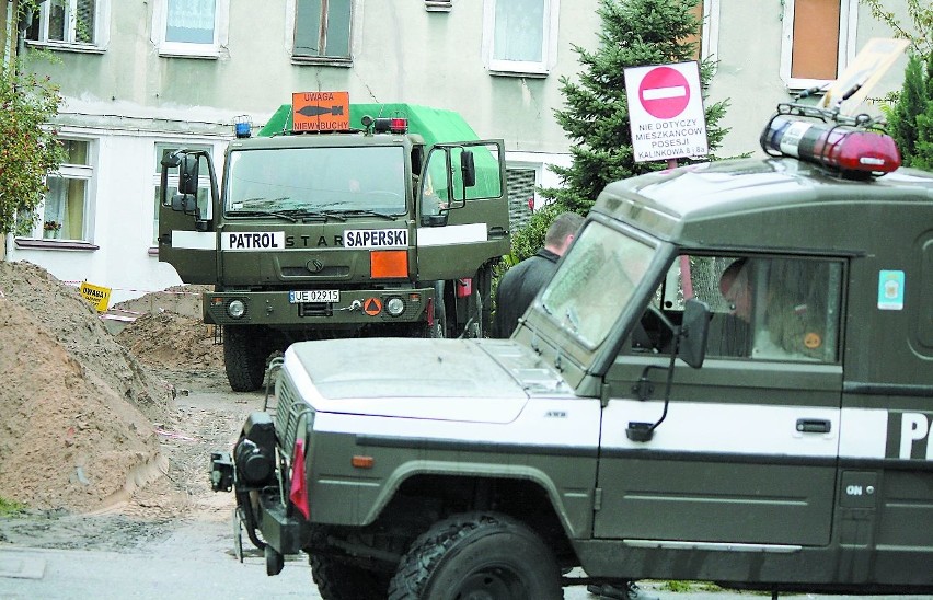 Bomba lotnicza pod budynkiem w Grudziądzu...