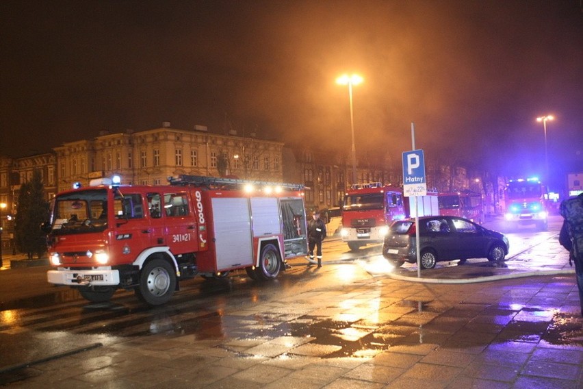 Pożar w "Planecie" na PKP w Słupsku...