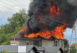 Pożar budynku jednorodzinnego w Rybniku. Do sprawy zatrzymano 59-letniego mężczyznę