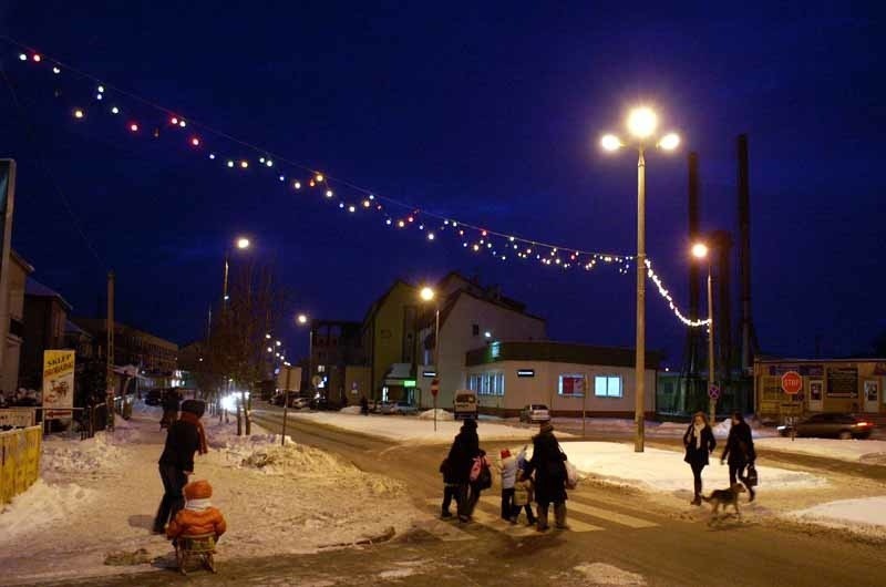 Bielsk Podlaski - najładniejsze zimowe iluminacje