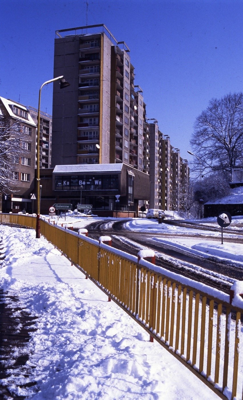 Stargard zimową porą na zdjęciach sprzed lat