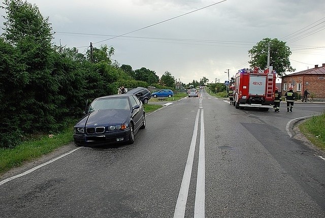 Do zdarzenia doszło na skrzyżowaniu ul. Jarosławskiej z ul. Wiejską w Oleszycach.