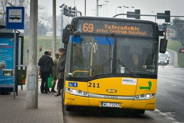Autobus solaris, linia 69Autobus solaris, linia 69