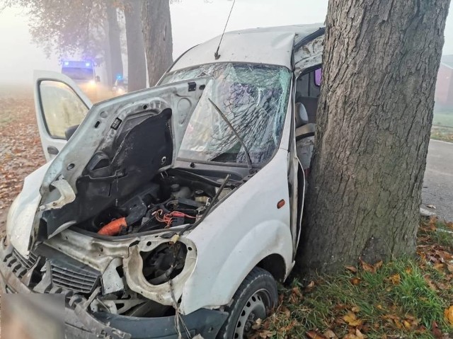 Wypadek w miejscowości Kościeleczki (powiat malborski) 22.10.2019