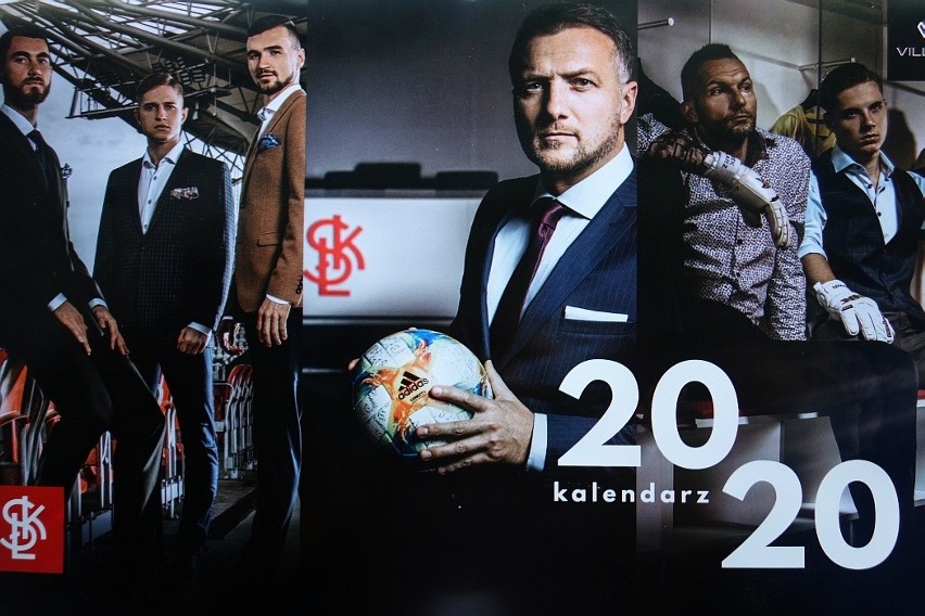 Elegancki ŁKS na zdjęciach kalendarza na 2020 rok. Zobacz zdjęcia ŁKS jakich nie było