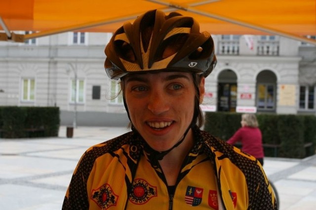 Katarzyna Solus-Miśkowicz z kieleckiej grupy DEK Meble Cyclo Korona Kielce, była druga na trasie w Pińczowie. 