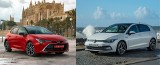 Toyota Corolla 5d 1.8 Hybrid 122 KM vs Volkswagen Golf 5d 1.0 eTSI 110 KM. Porównanie kompaktów do 100 tys. złotych