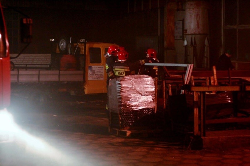 Pożar magazynów w Słupsku (zdjęcia)