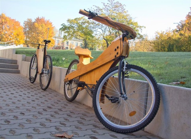Tak wyglądały projekty konkursowe „Zbuduj Rower z Drewna” w 2013 roku.