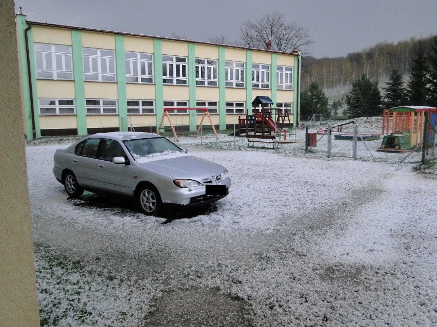 Około godziny 18 nad Borkiem Starym przeszła gwałtowna burza...