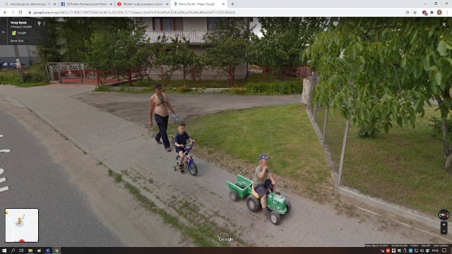 Mieszkańcy gminy Kiernozia na Google Street View. Kogo złapała kamera?