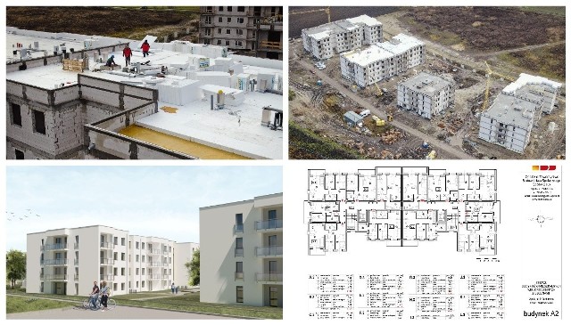 Tak wygląda postęp prac na budowie mieszkań w Opolu-Winowie.